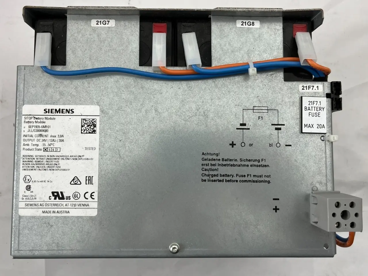 Billede 1 - Siemens SITOP Battery modul 6EP1935-6MF01, 24V DC