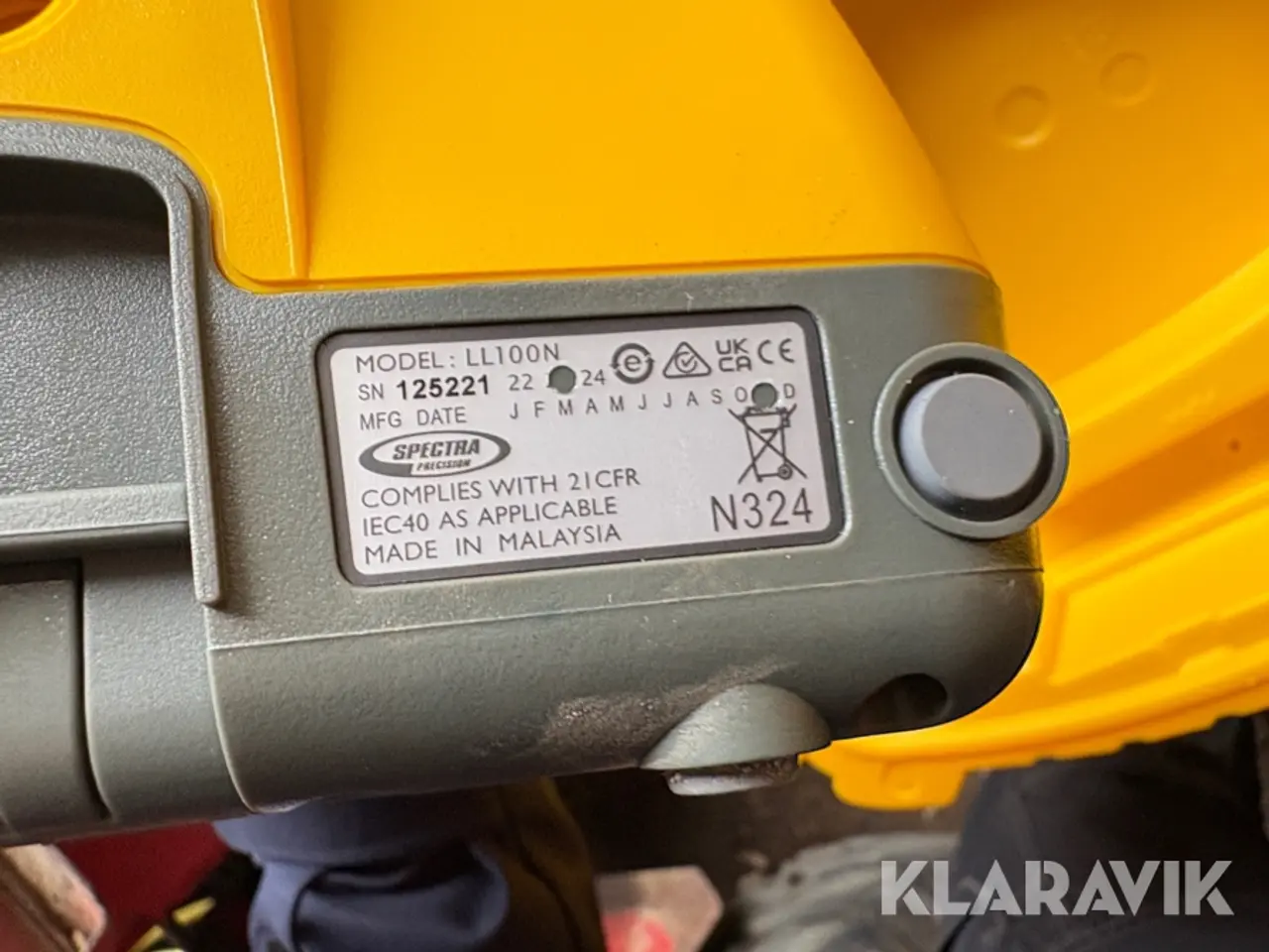 Billede 7 - Rotationslaser 2 styk Spectra LL100N
