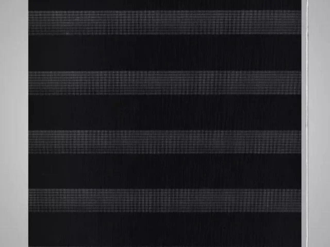 Billede 4 - Zebragardin 80,9 × 150 cm - stofbredde 76,7 cm, sort