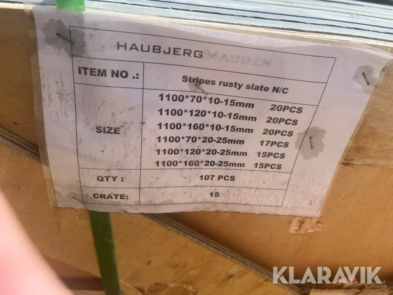 Billede 10 - Skiffer beklædning Rusty Slate 216 styk / 27.5 m2