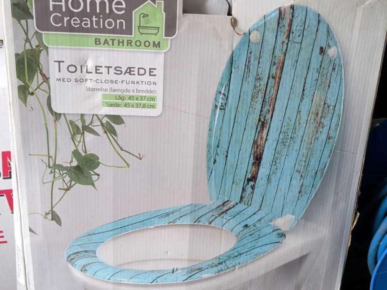 Billede 1 - Mega smuk toilet bræt og helt ny 🔥