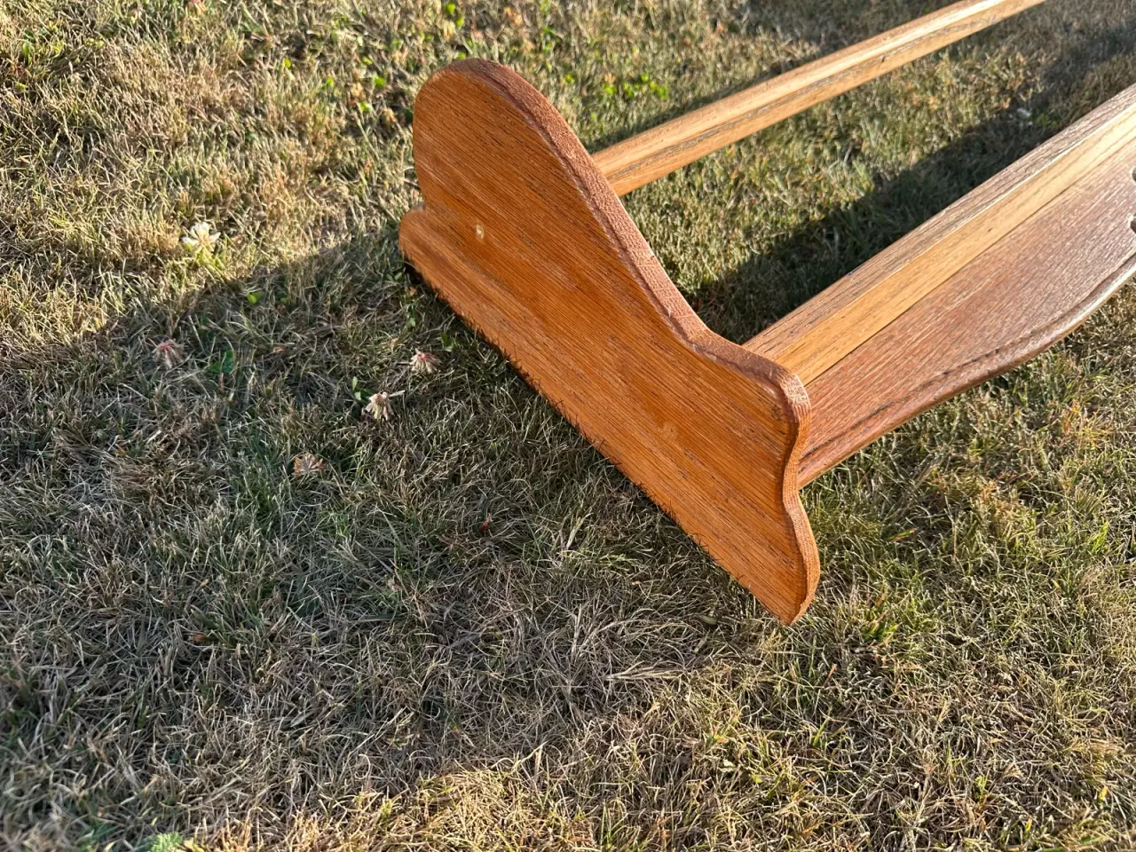 Billede 5 - Stor retro tallerkenrække / hylde i teak