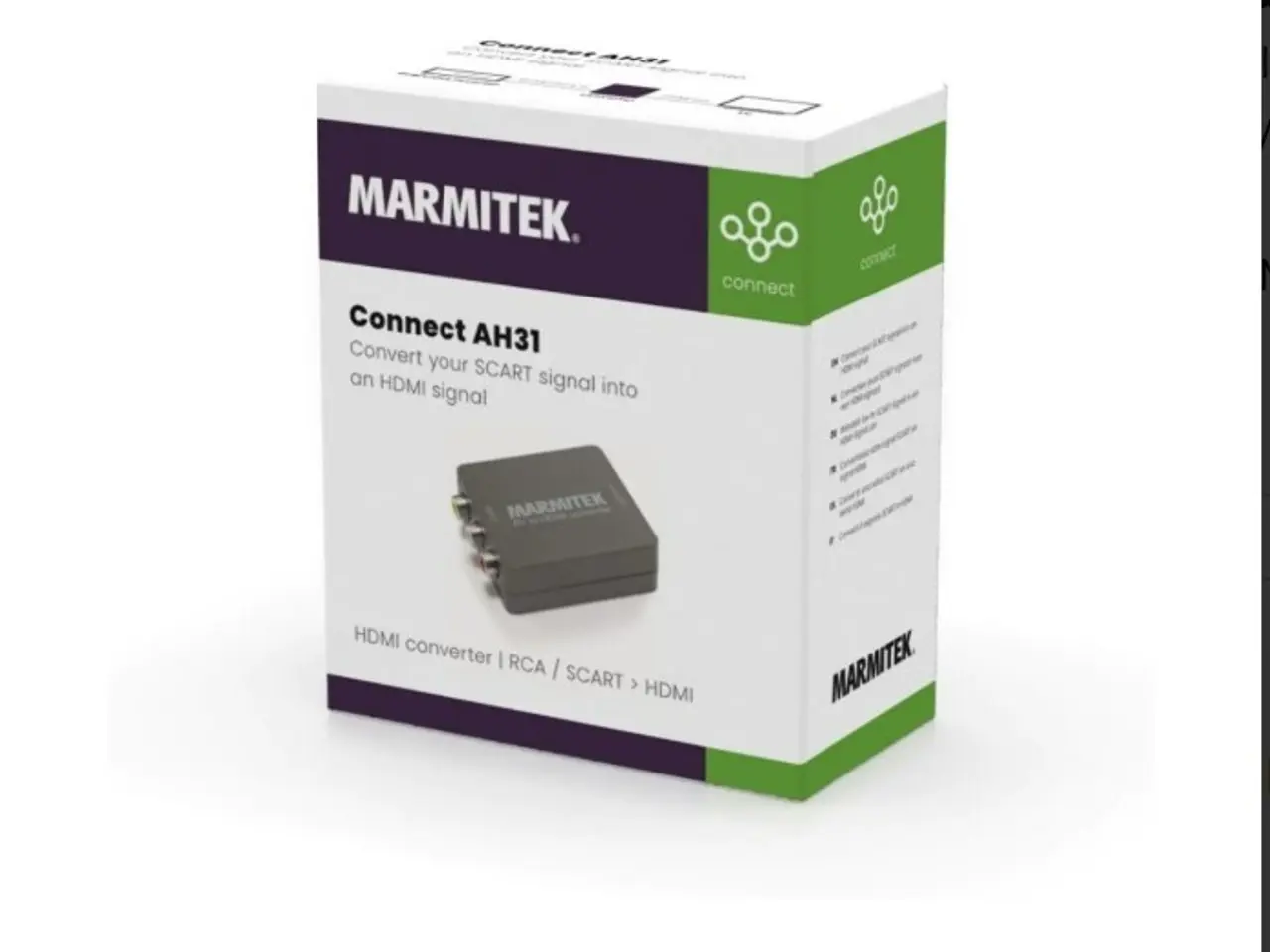 Billede 2 - Marmitek Connect AH31 SCART/RCA - HDMI konverter
