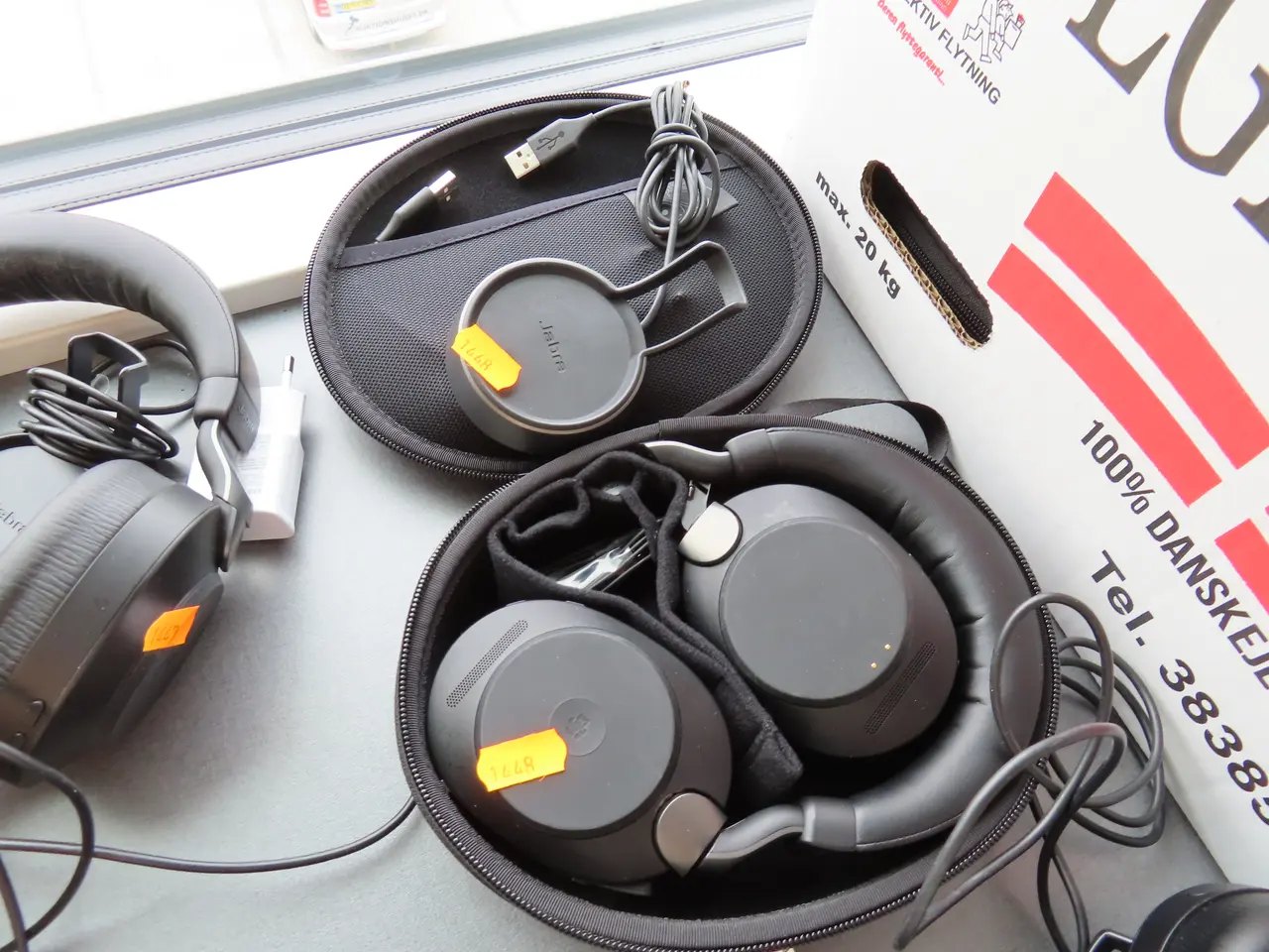 Billede 1 - Headset JABRA Evolve2 85 med ladestand (med dongle)
