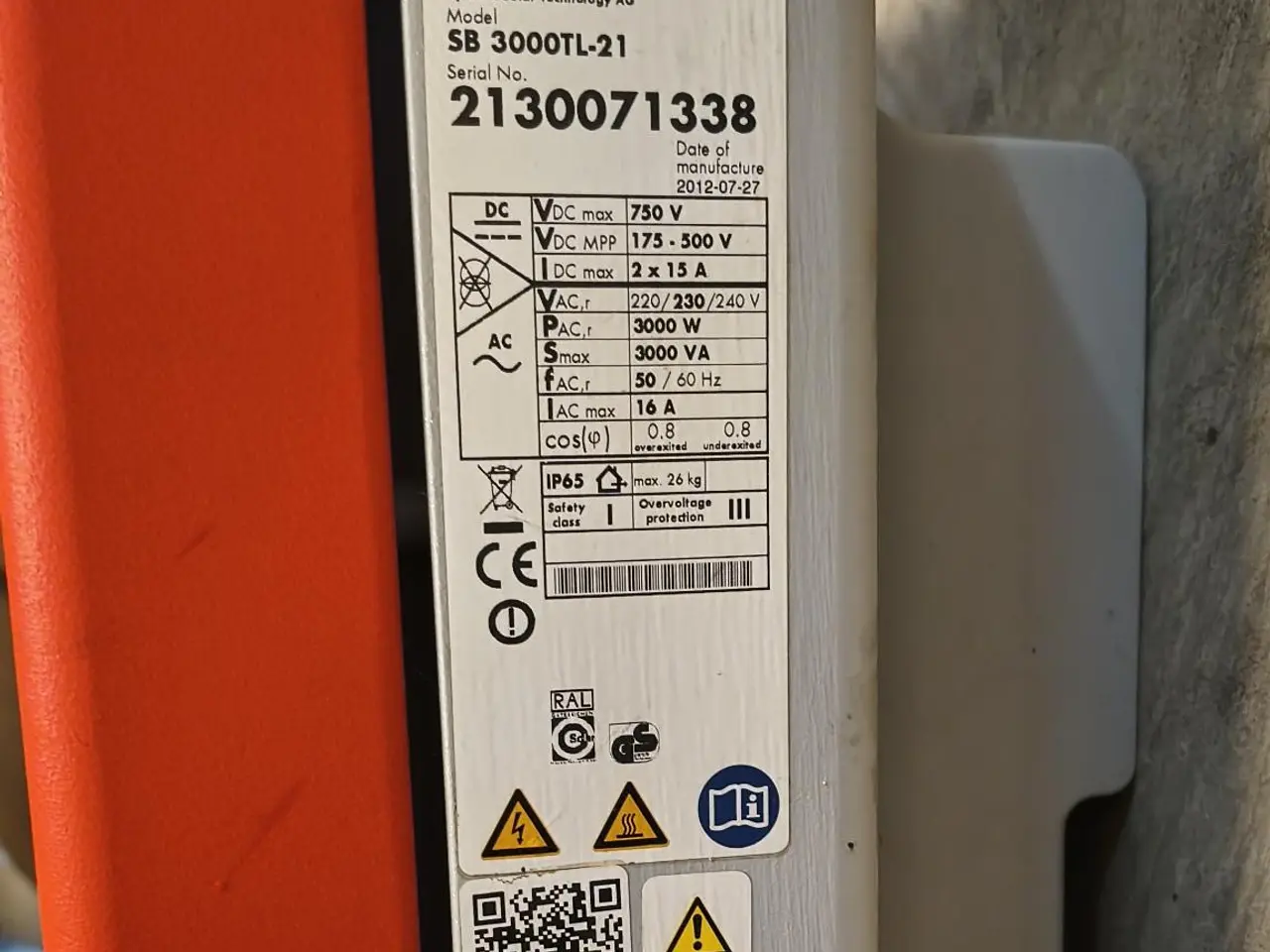 Billede 3 - 2 stk. 3 kW solcelle inverter, SMA