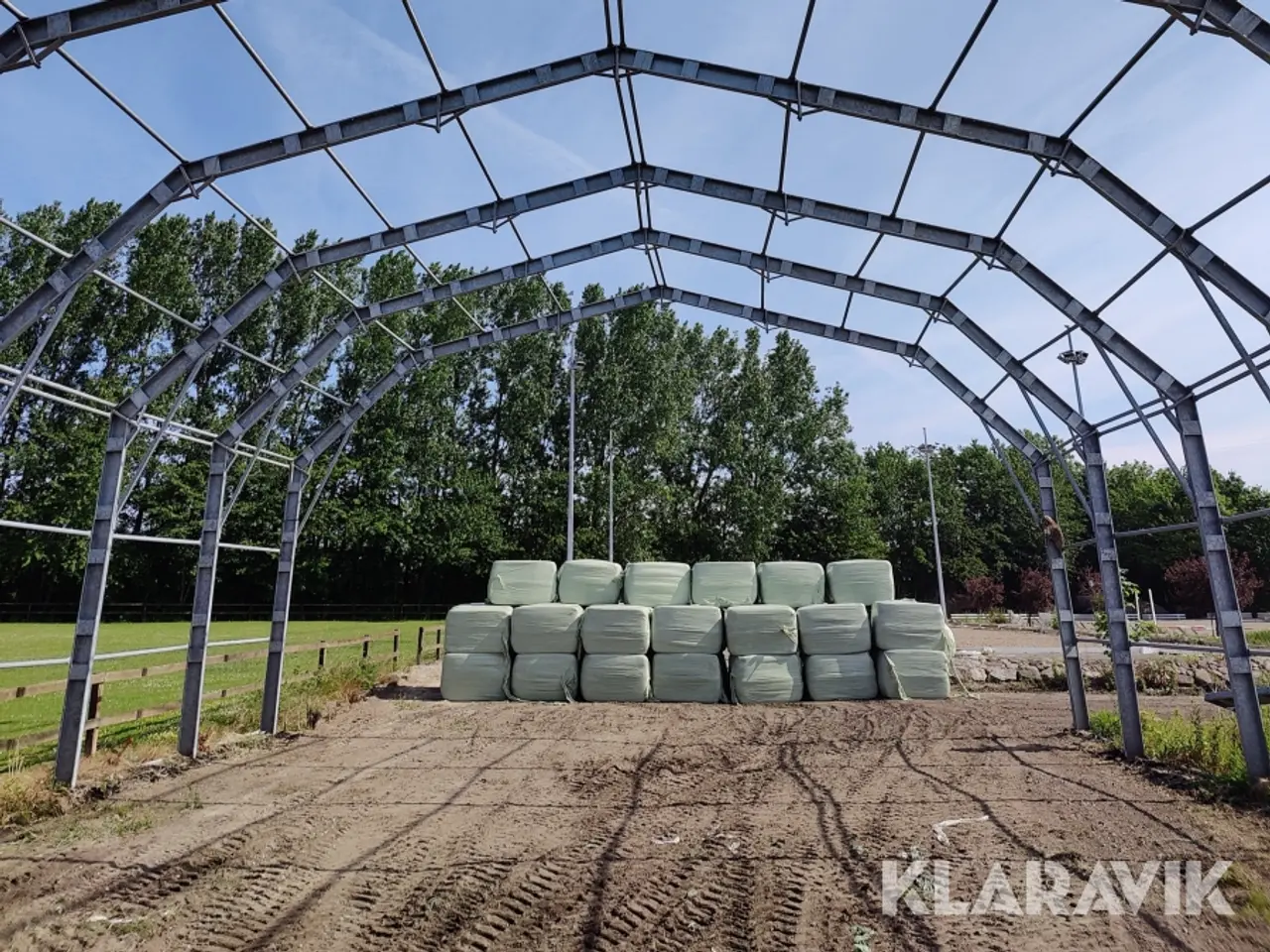 Billede 2 - Teltlade uden dug 36x12 Meter Nedtaget