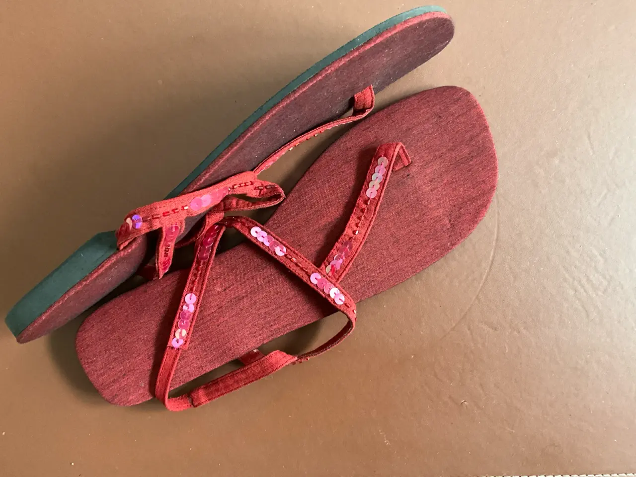 Billede 2 - Røde sandaler str. 40