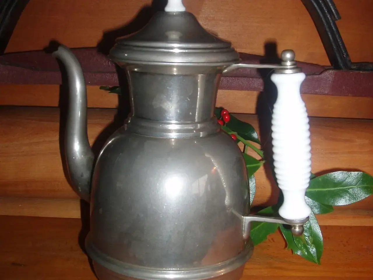 Billede 2 - Kaffe- og tekande i tin