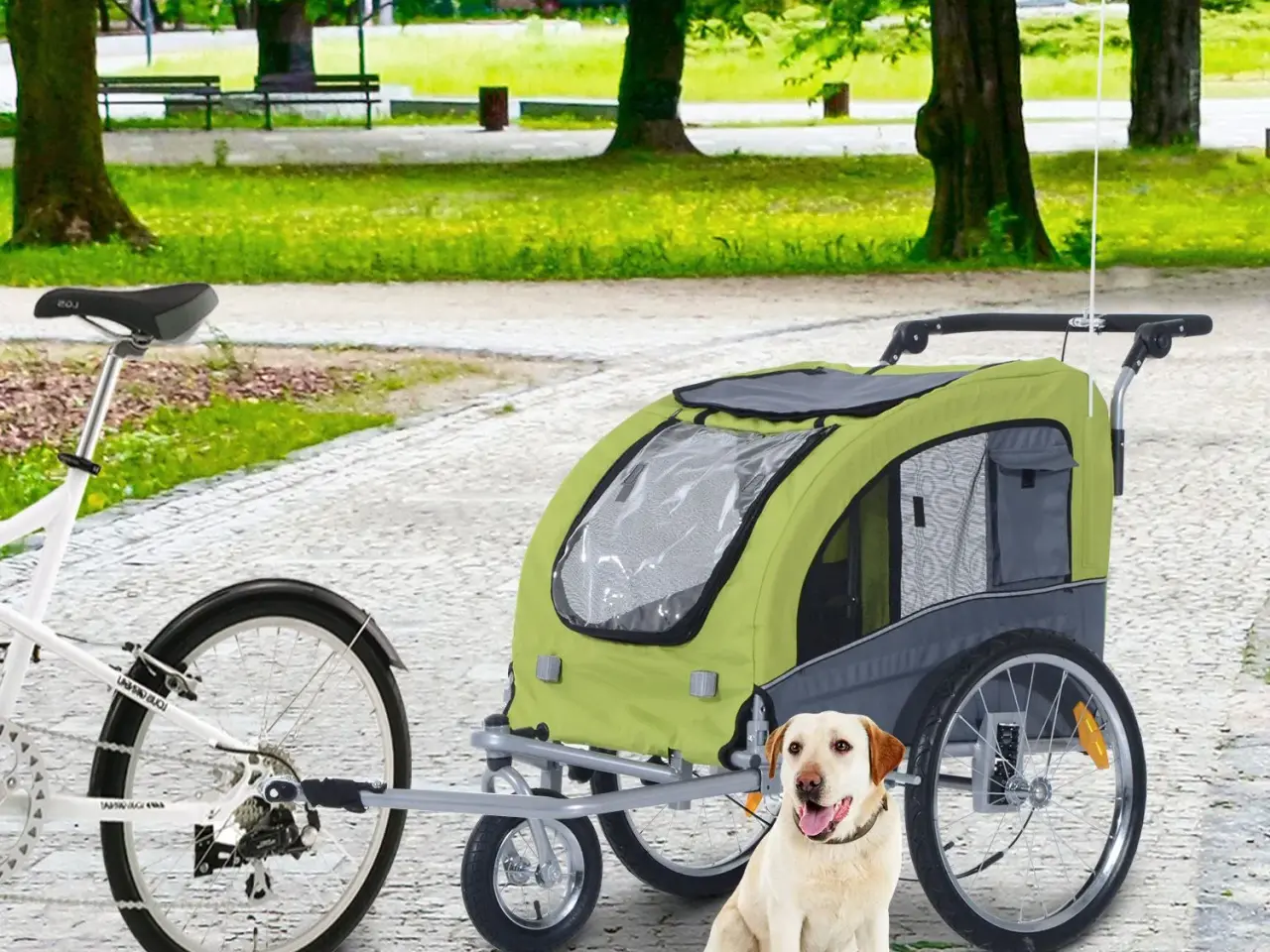 Billede 5 - Cykelanhænger / Jogger Hund