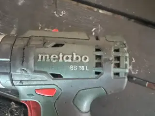 Metabo bore/skruemaskine med 5 batterier 