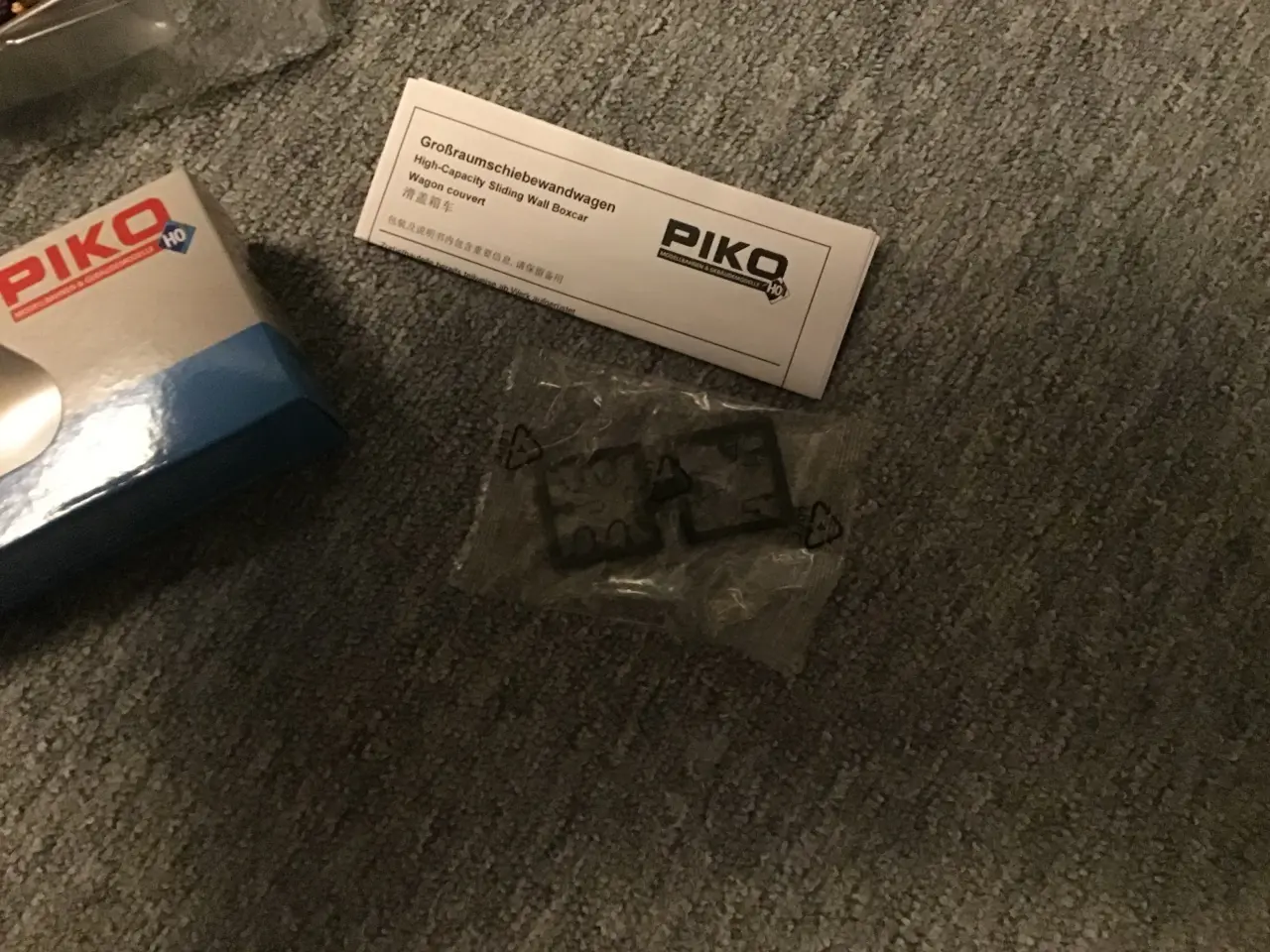 Billede 7 - DSB Piko Expert godsvogn i sølv. H0 1:87