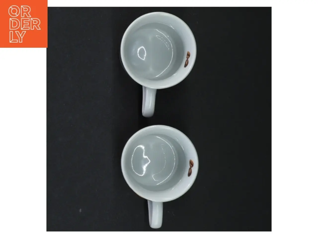 Billede 2 - Kaffekopper med bønnemotiv fra Søstrene Grene (str. 6 x 6 cm)