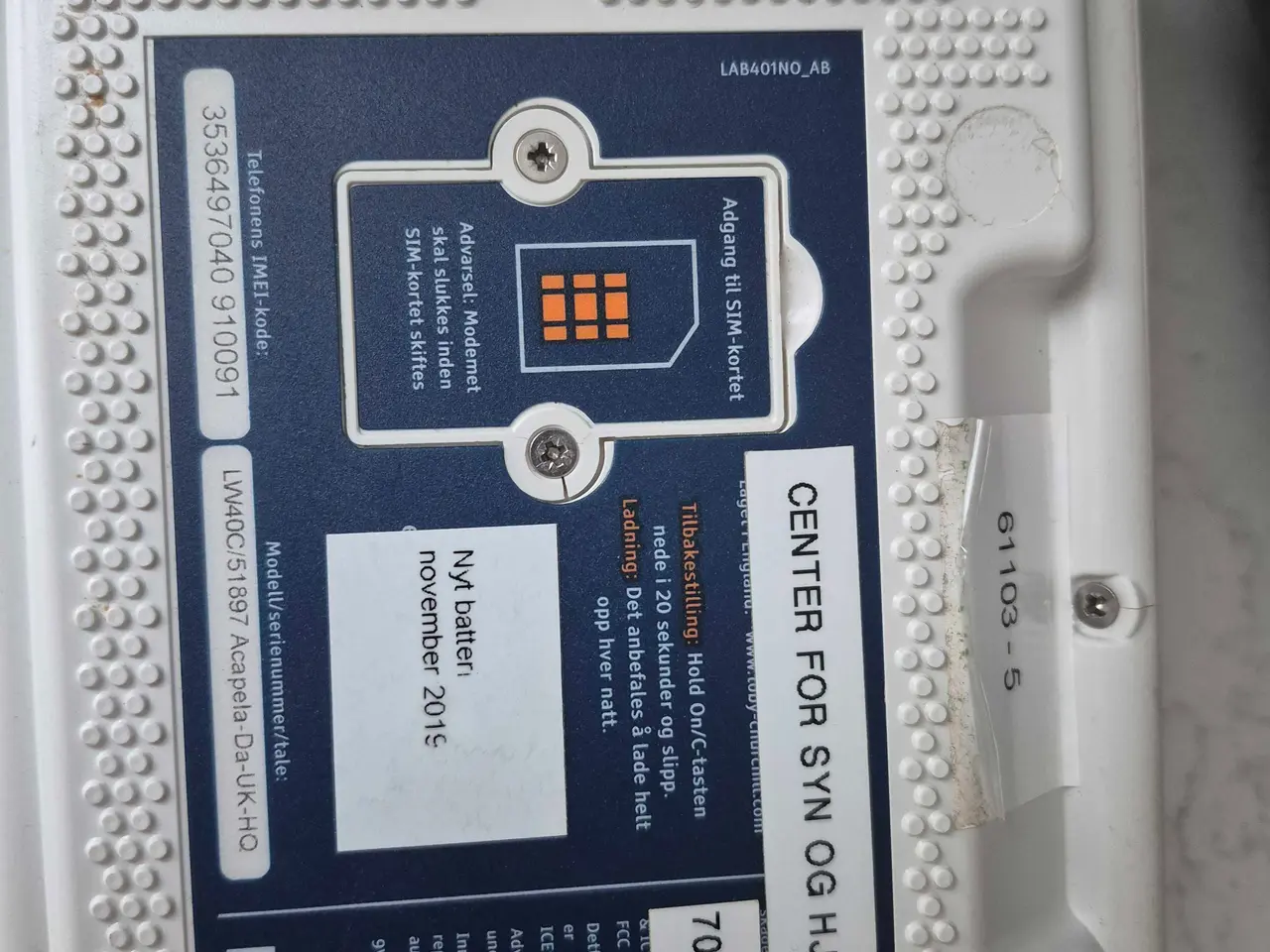 Billede 2 - LV40C-51897 Acapela DA-UK-HO
