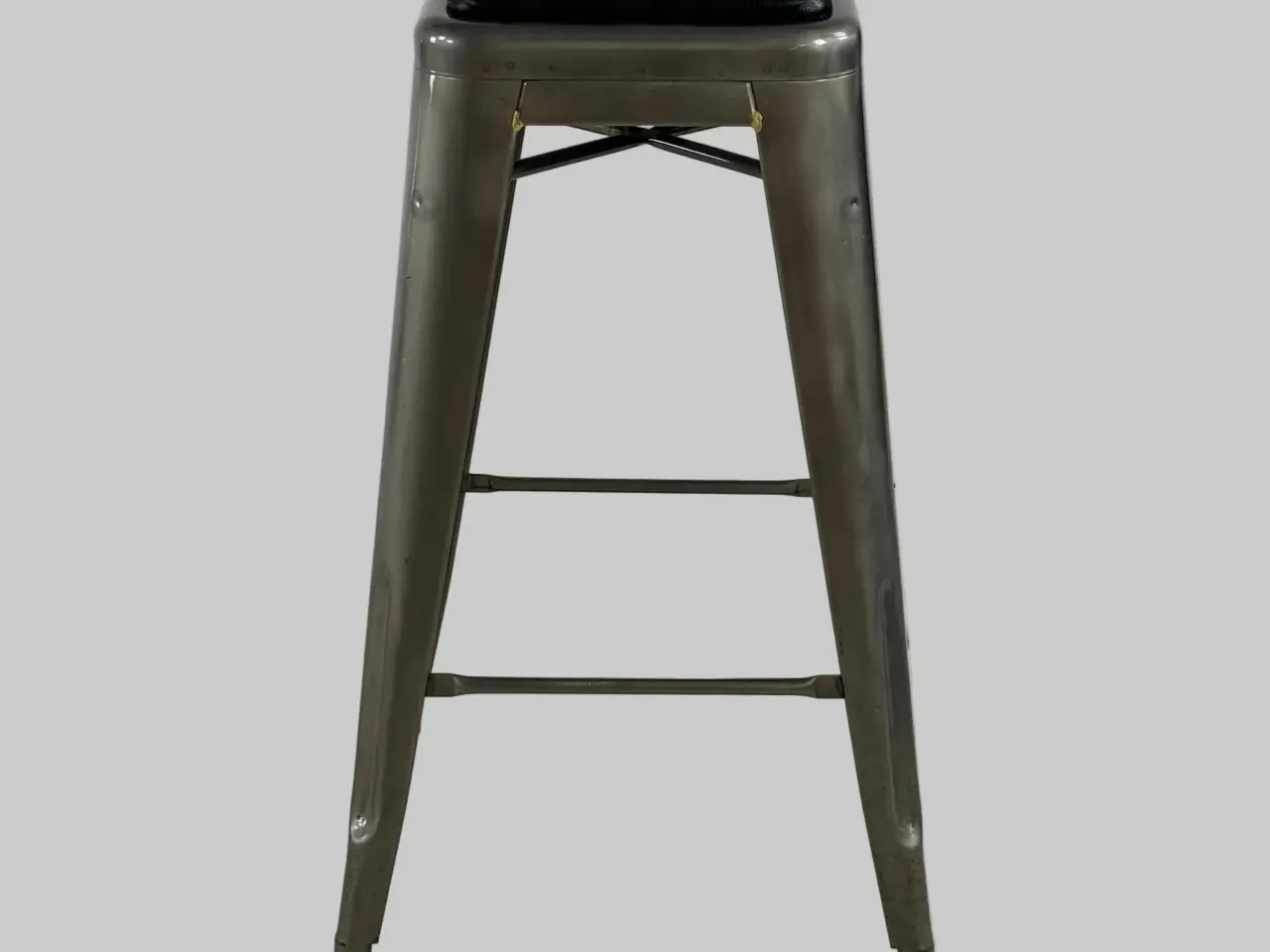Billede 3 - Tolix H75 Barstol – Grå SH 75 cm