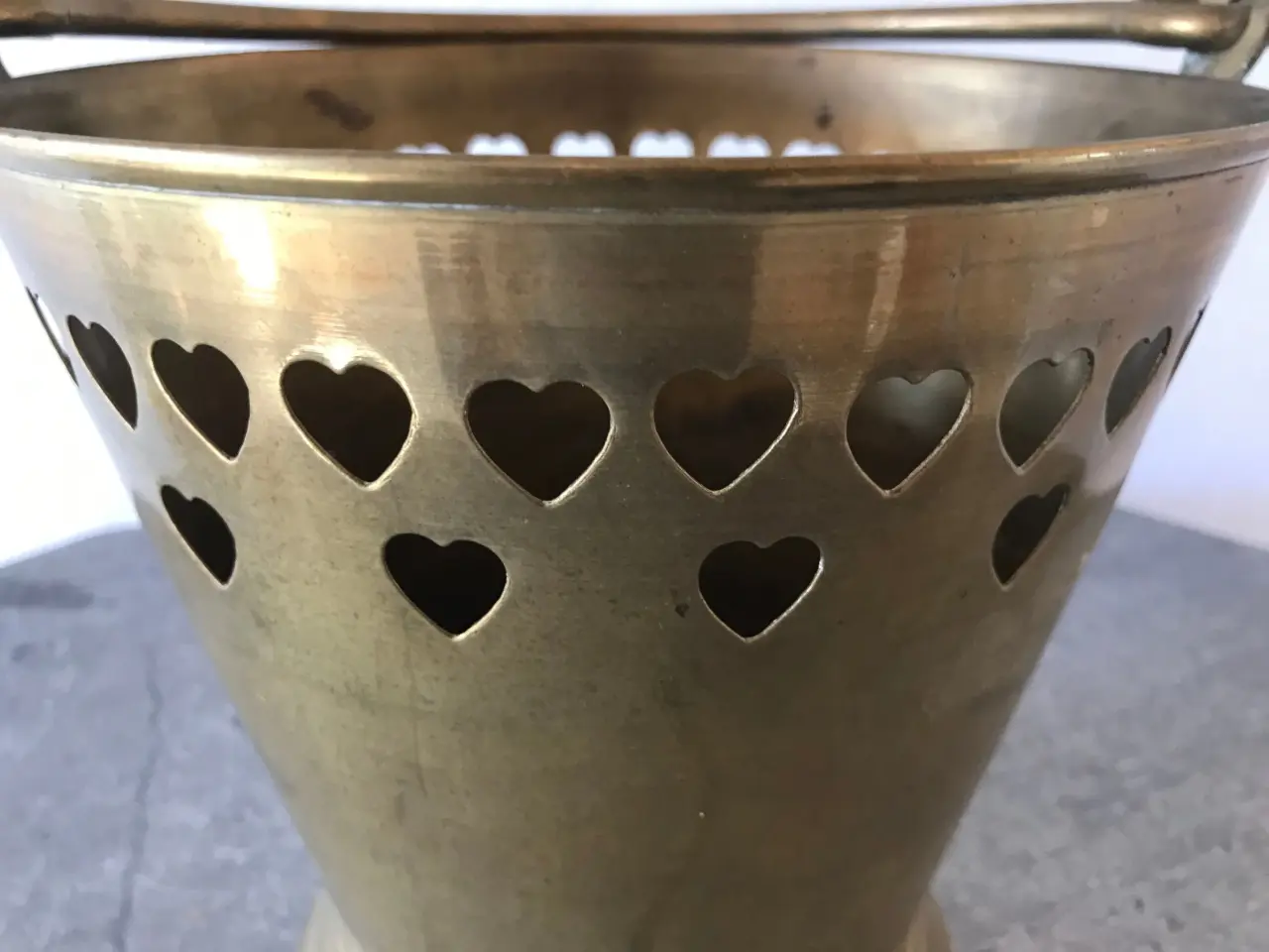 Billede 4 - Vintage messing spand