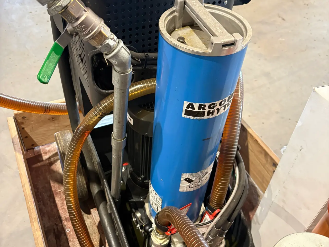 Billede 4 - Mobil filter- og pumpeenhed til hydraulikolie sælg