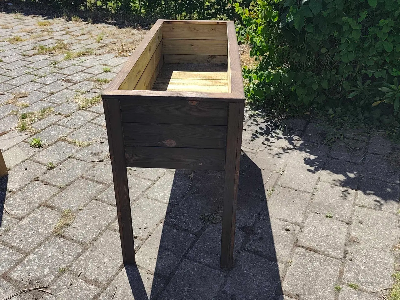 Billede 5 - Håndlavet højbed i træ.