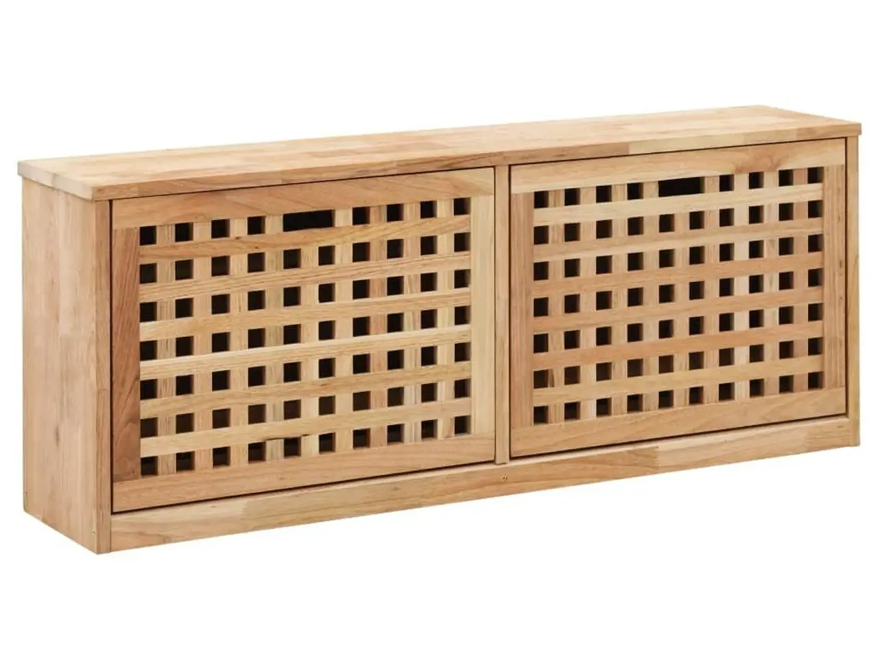 Billede 1 - Skobænk 94 x 20 x 38 cm massivt valnøddetræ
