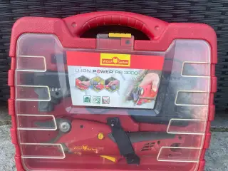 Batteri-grensaks WOLF Garten med oplader