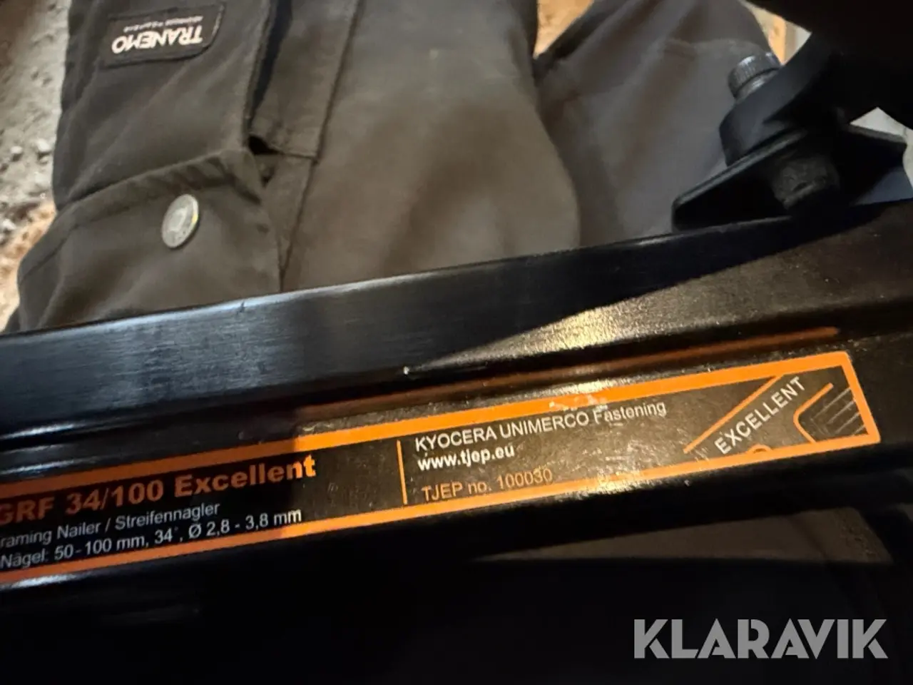 Billede 9 - Trykluftdrevet stavsømpistol TJEP GRF 34/100 Excellent 100030