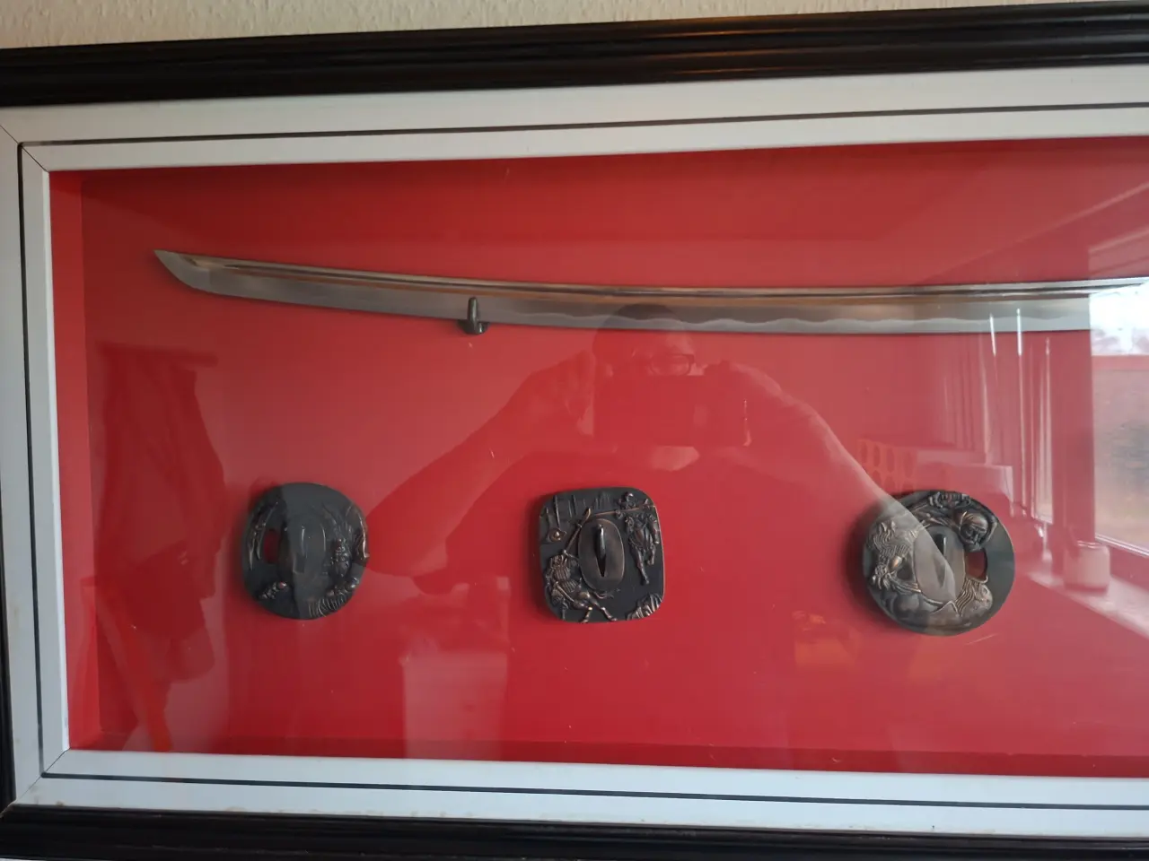 Billede 3 - Samurai Katana sværd i montre