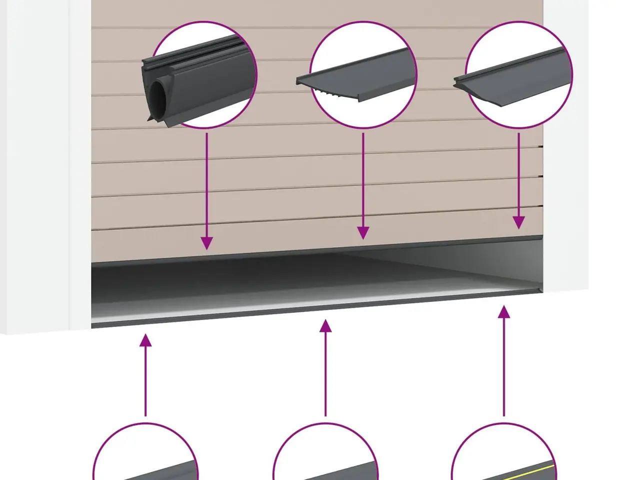 Billede 7 - Garage gulvforsegling sort og gul 12 x 90 mm 3 m PVC