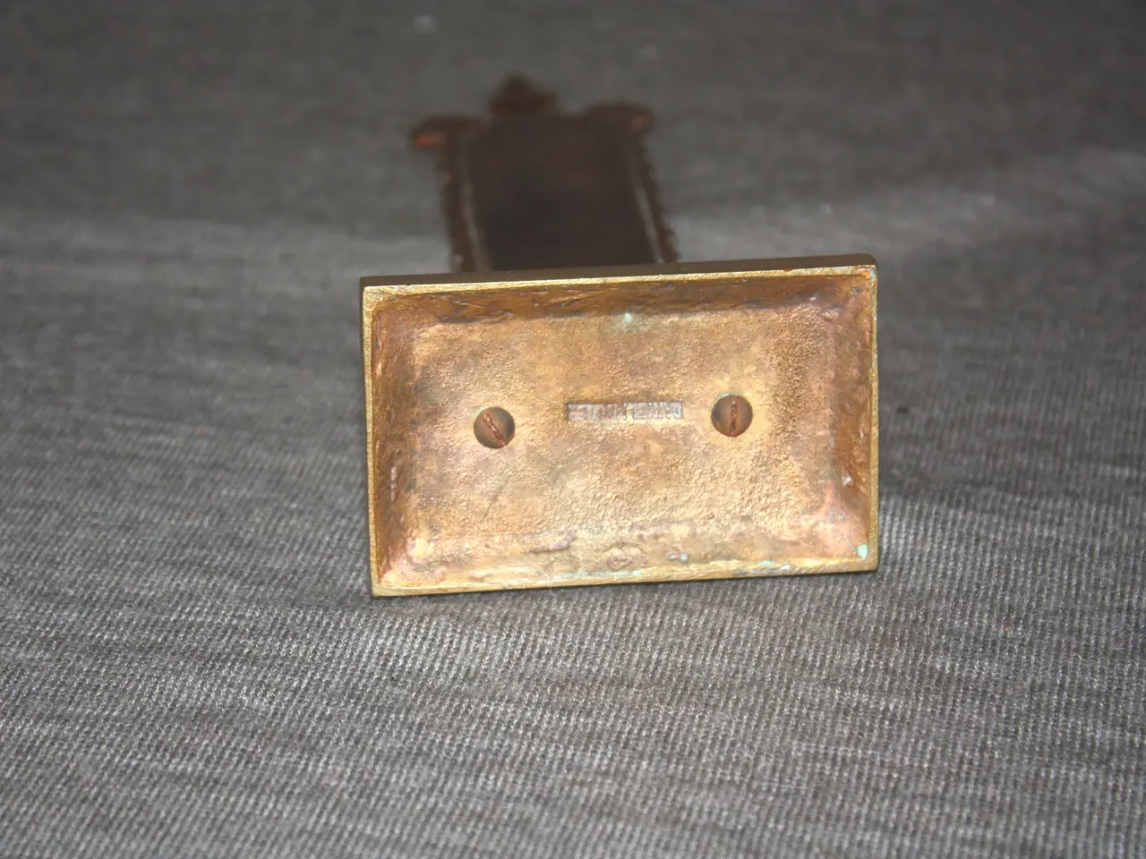 Billede 6 - Metal termometer stempel Daniel Møller Højde 15 cm
