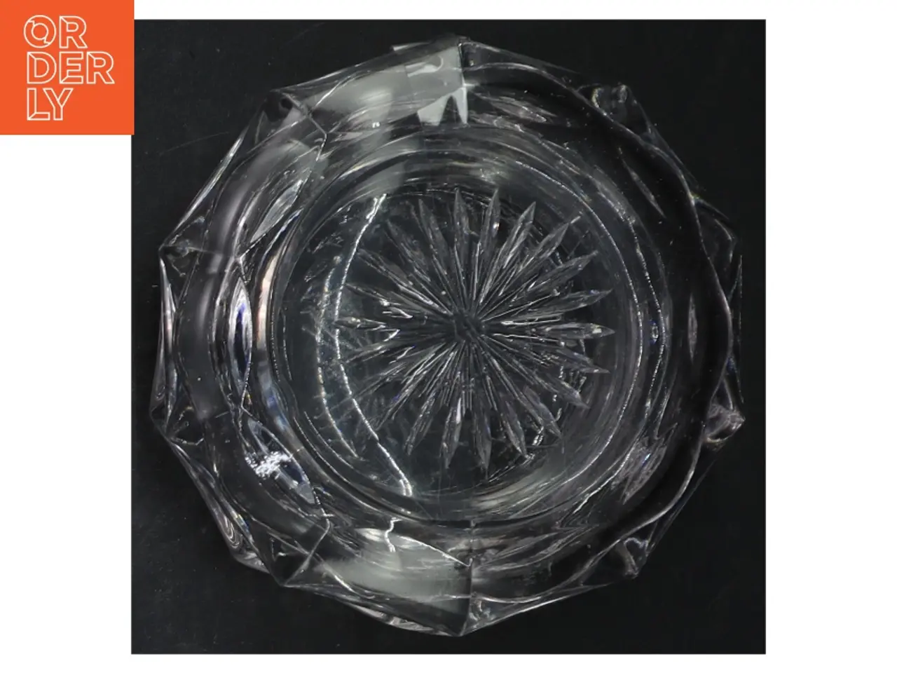 Billede 3 - Krystal glas lågkrukke (str. Ø. 12 cm)