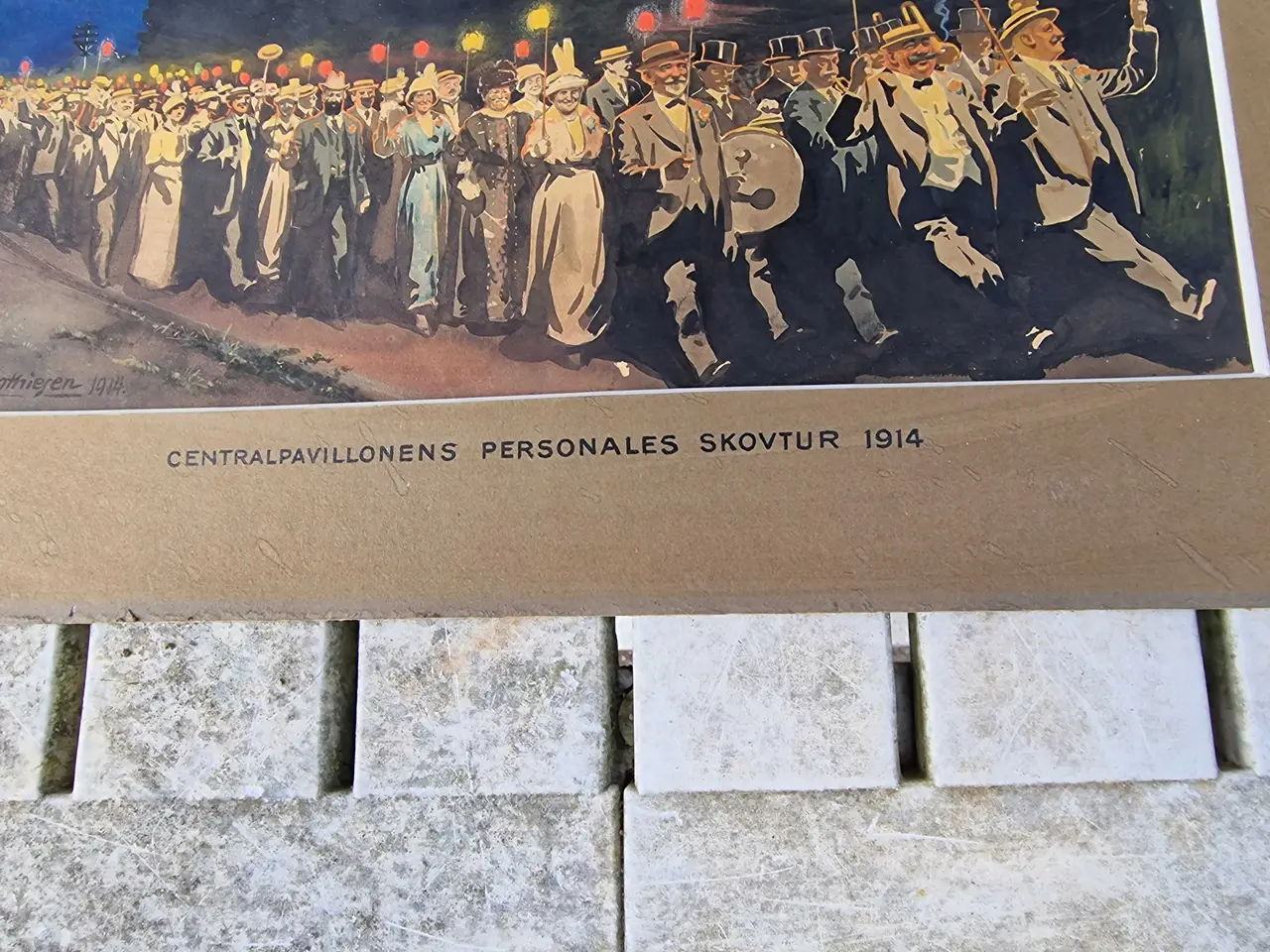 Billede 3 - CENTERPAVILLONENS PERSONALES SKOVTUR 1914
