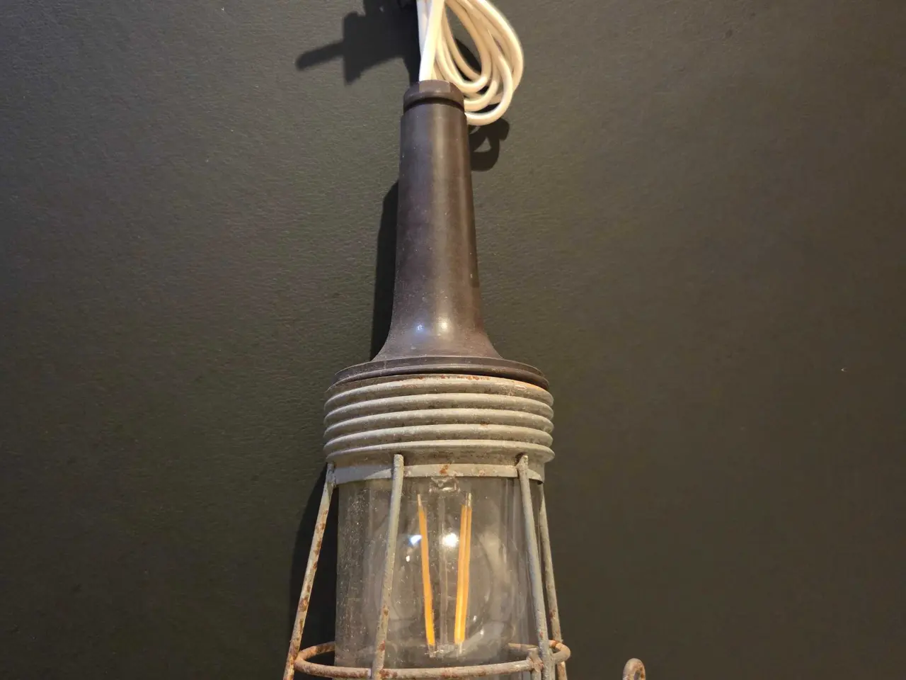 Billede 1 - Vintage værksted lampe 