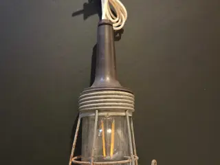 Vintage værksted lampe