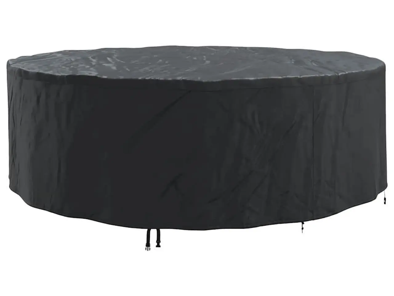 Billede 2 - Rundt møbelovertræk - sort 279 × 279 × 85 cm i 210D oxford