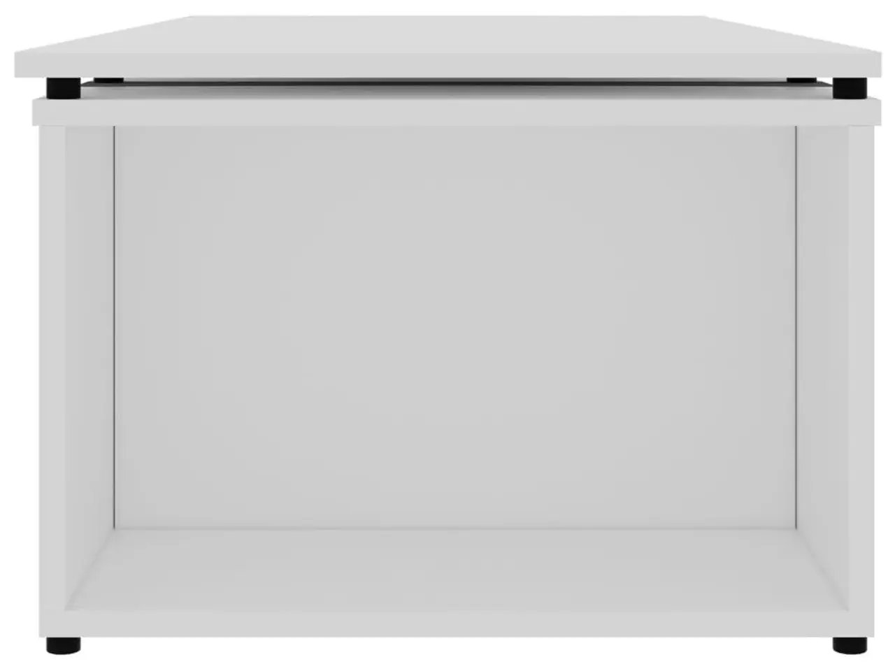 Billede 8 - Sofabord i hvidt konstrueret træ - 150 × 50 × 35 cm
