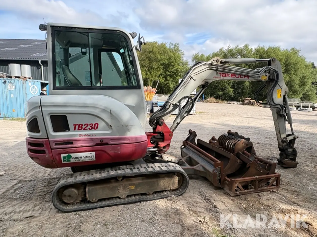 Billede 6 - Gravemaskine Takeuchi TB230 med 5 skovle