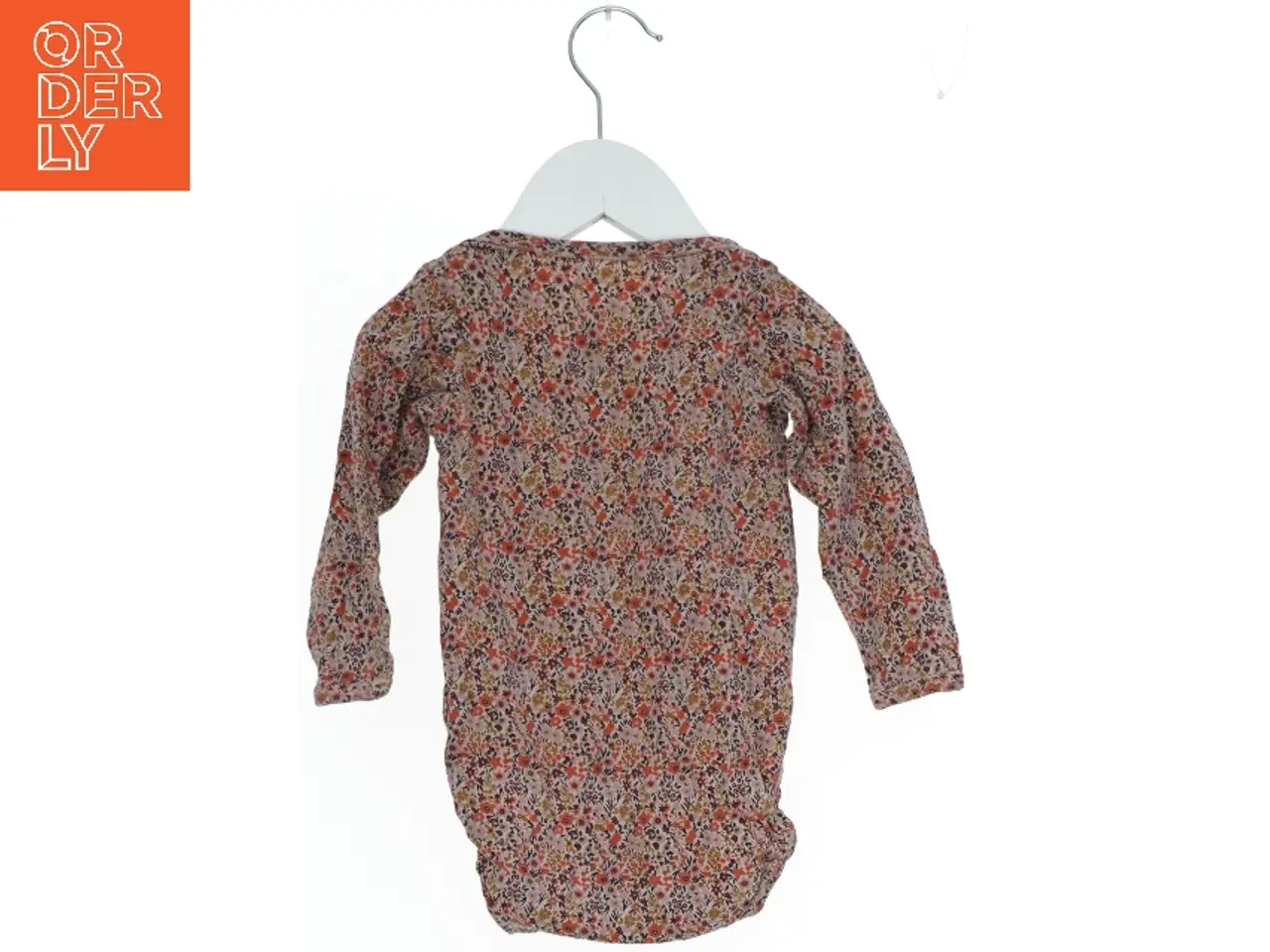 Billede 2 - Blomstret langærmet bodystocking fra VRS (str. 80)