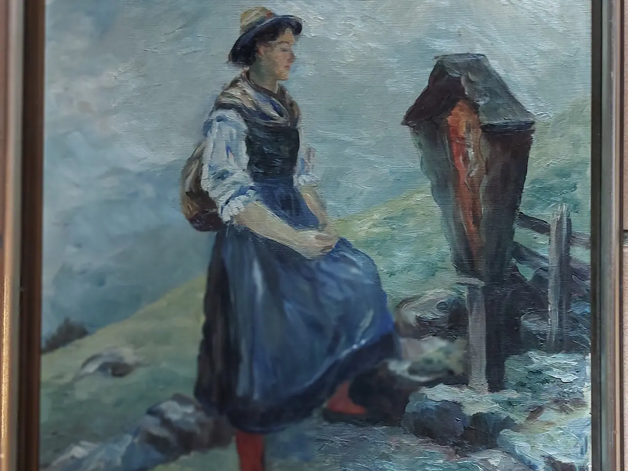 Billede 1 - SIGRID BECK-KNUDSEN - ( 1864 - 1947 ) - oliemaleri