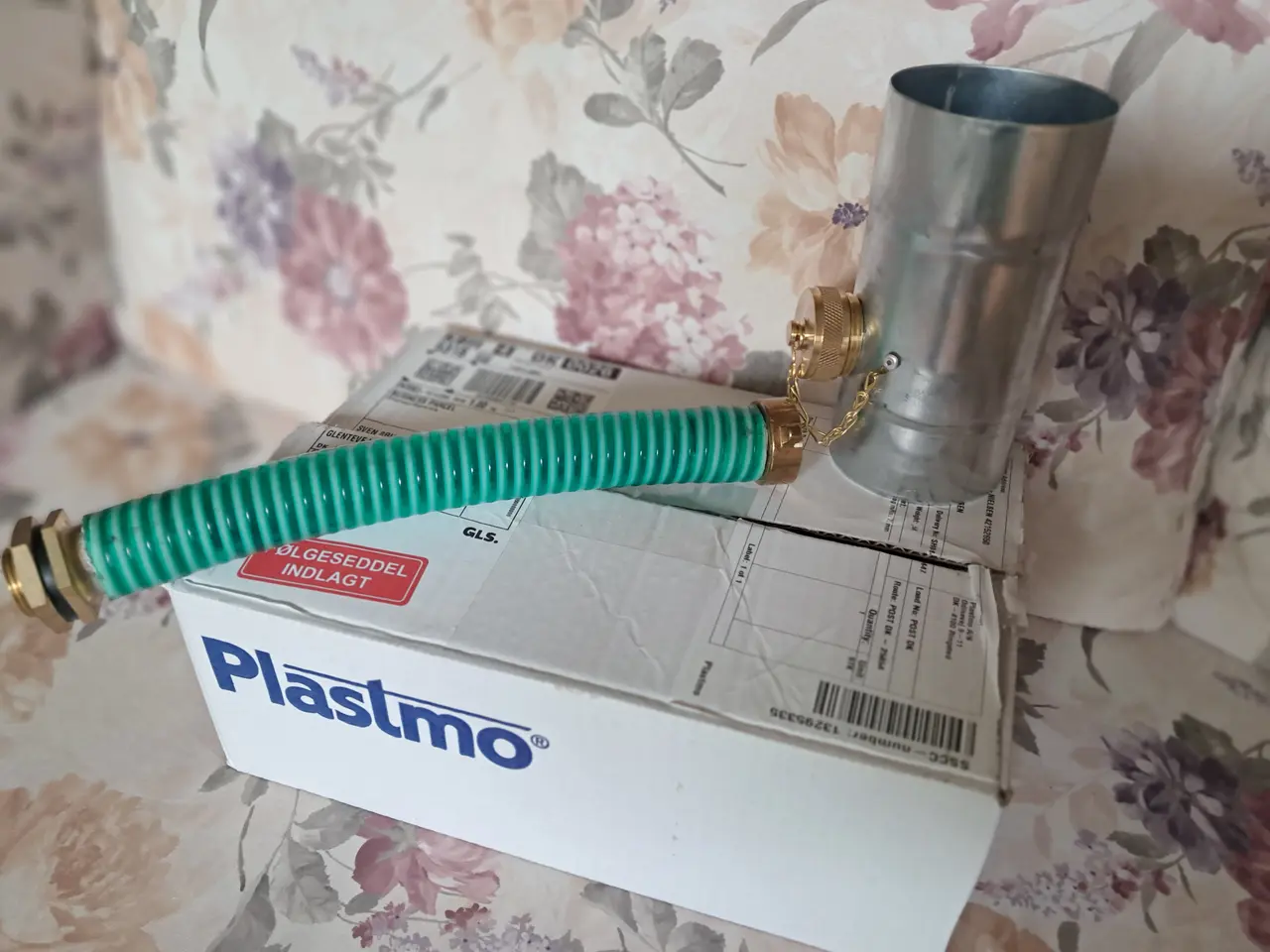 Billede 1 - Plastmo Zink vandudtag til 75 mm nedløbsrør.