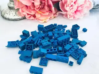 Lego, blå, blandet
