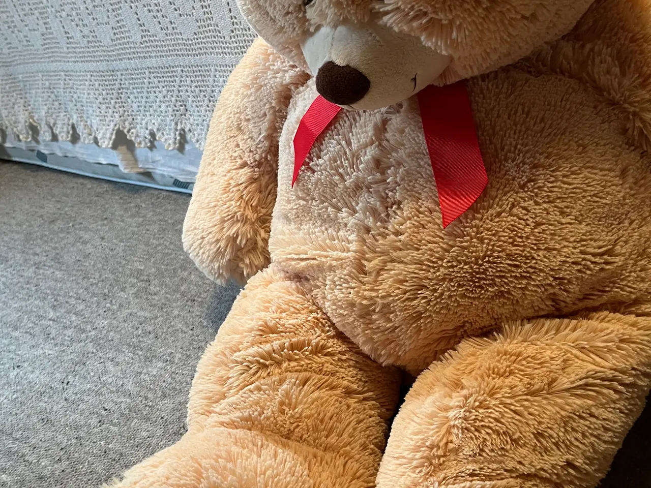 Billede 4 - Stor bamse 100cm og isbjørn 75cm