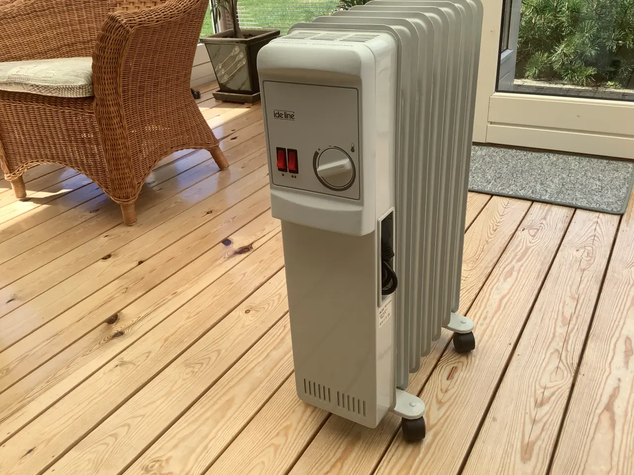 Billede 1 - Elradiator på hjul
