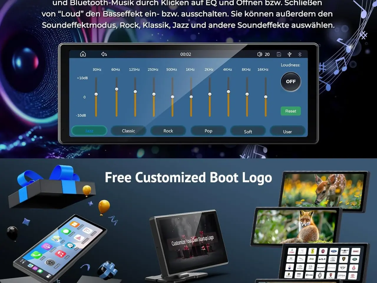 Billede 4 - Wonsidary w96-14 10.26 Inch IPS CarPlay