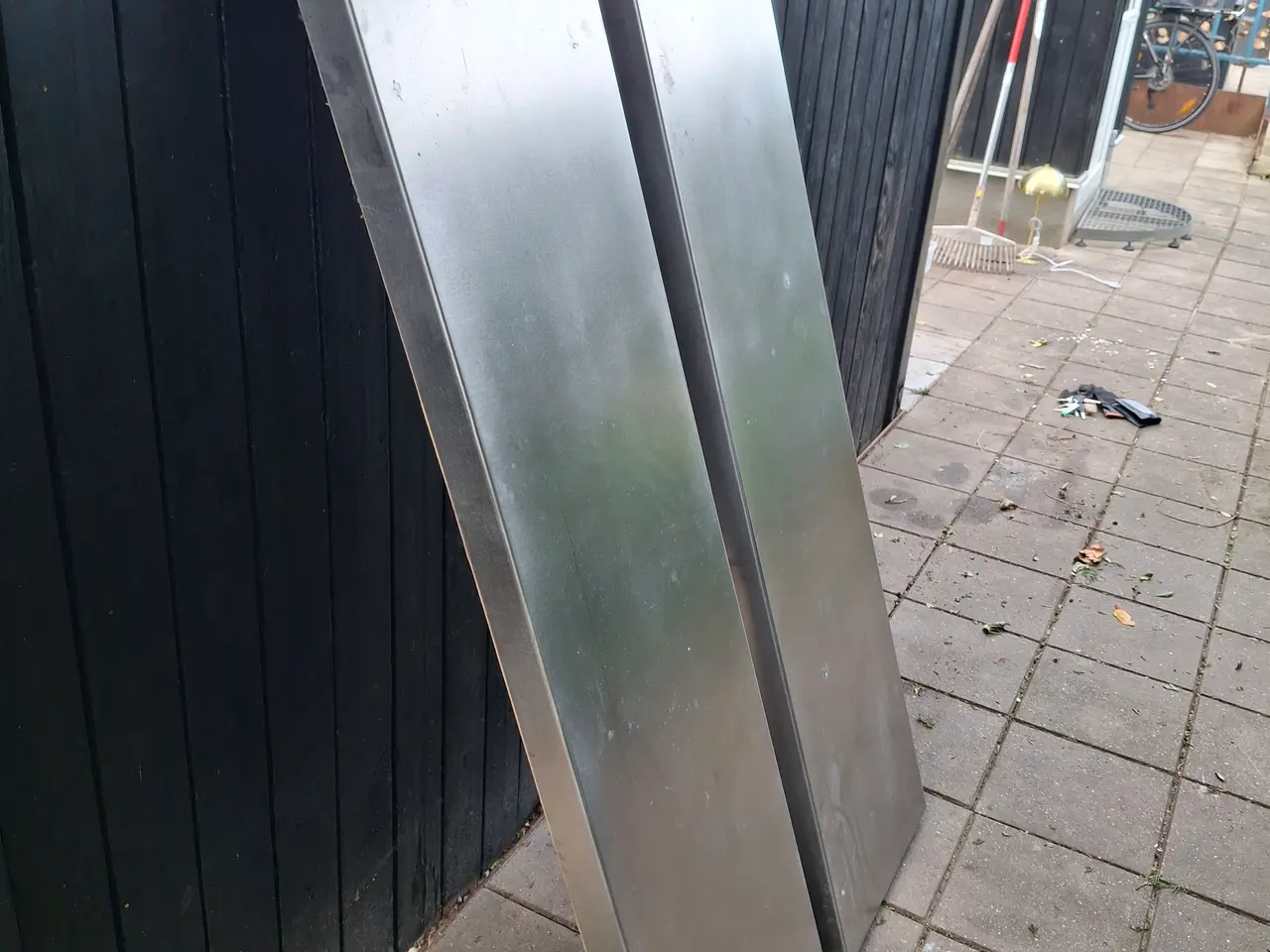 Billede 2 - NY 2 stk rustfri stål bordplader