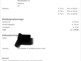 3 billetter til Zar Paolo i Kedelhuset, Silkeborg