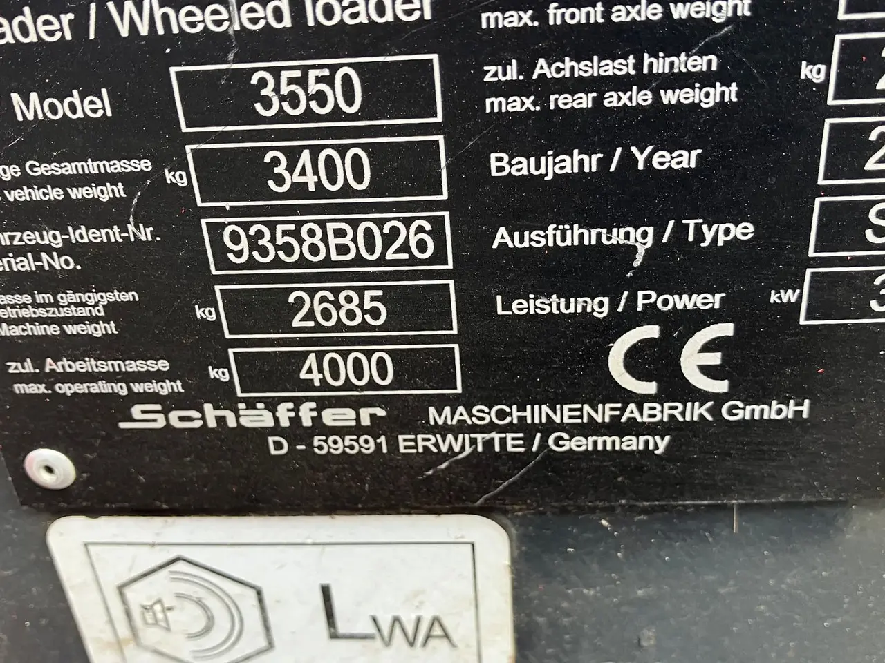 Billede 9 - scheffer 3550 Scheffer 3550 løfter 16-1700kg