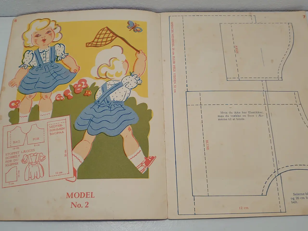 Billede 4 - Ely Gross:Dukke-Lises Mønsterbog.Sjælden 1.udg1940