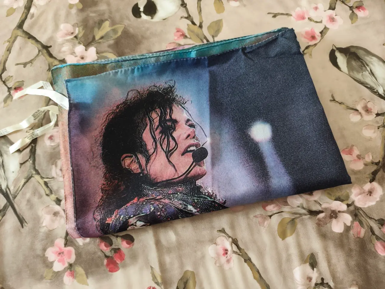 Billede 6 - Flot stort Michael Jackson flag