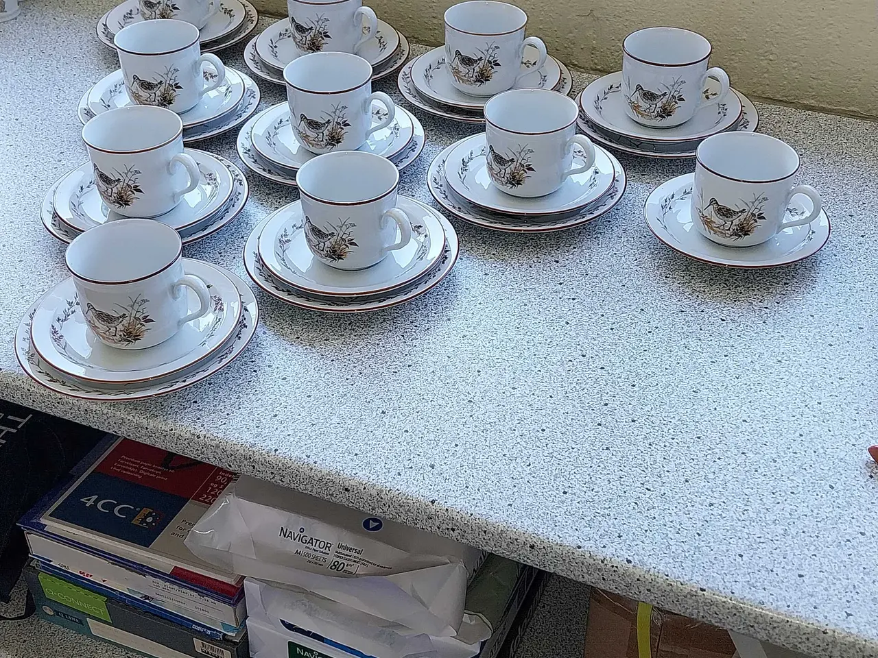 Billede 2 - Mads Stage Kaffesæt med fuglemotiv
