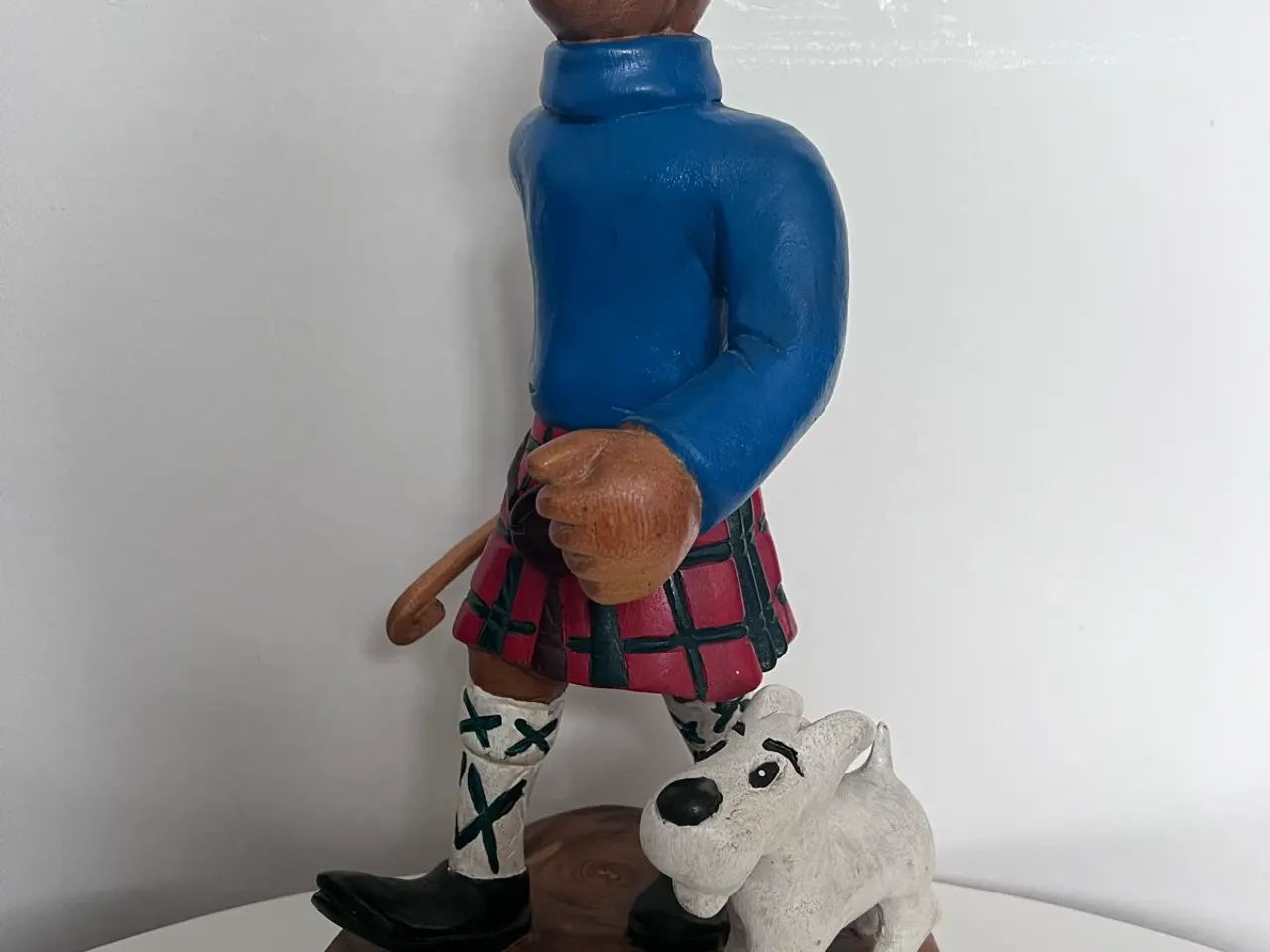 Billede 3 - Stor Tintin figur i træ
