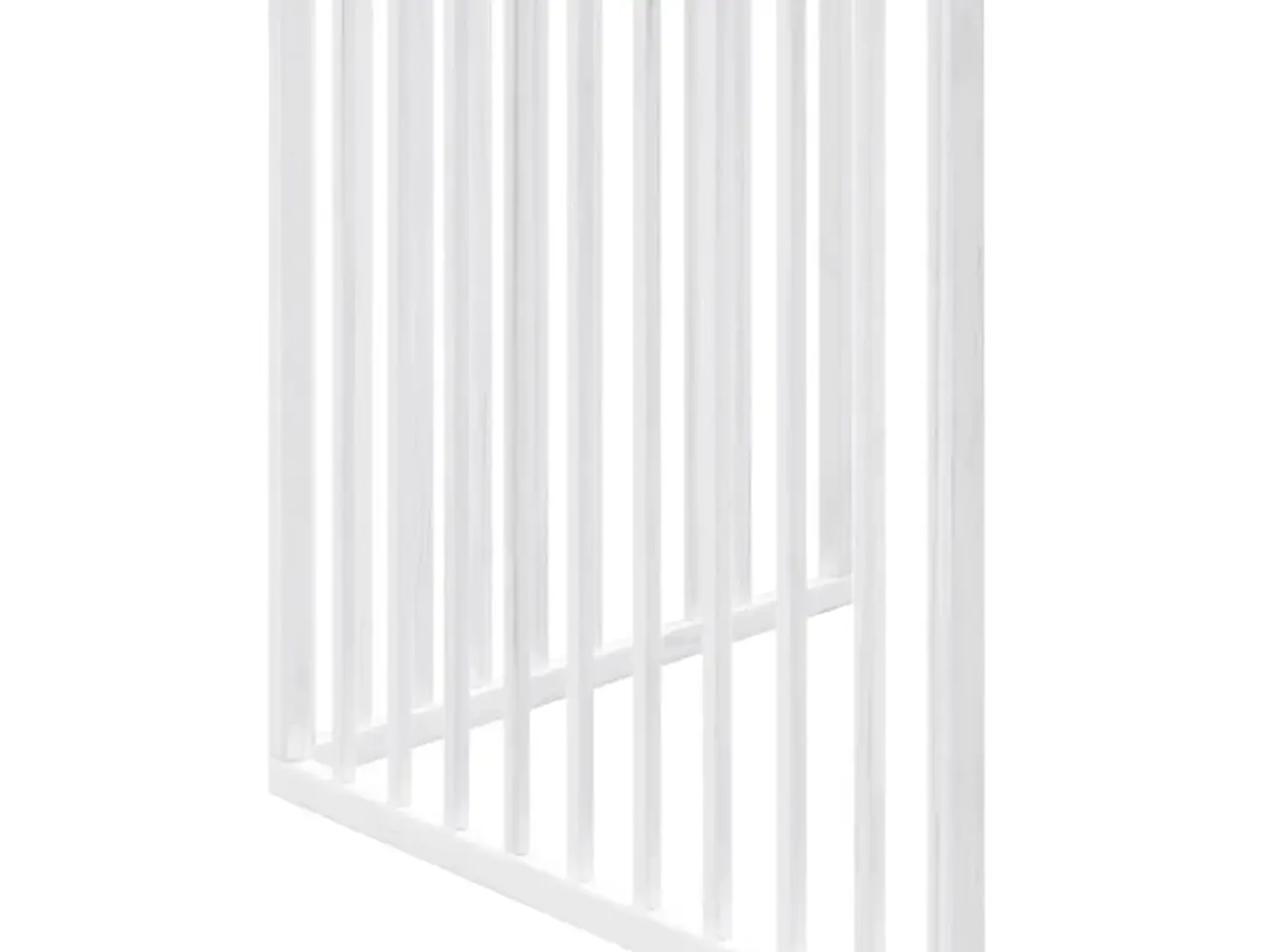 Billede 5 - Hundegitter foldbart 2 paneler hvid 160 cm poppeltræ
