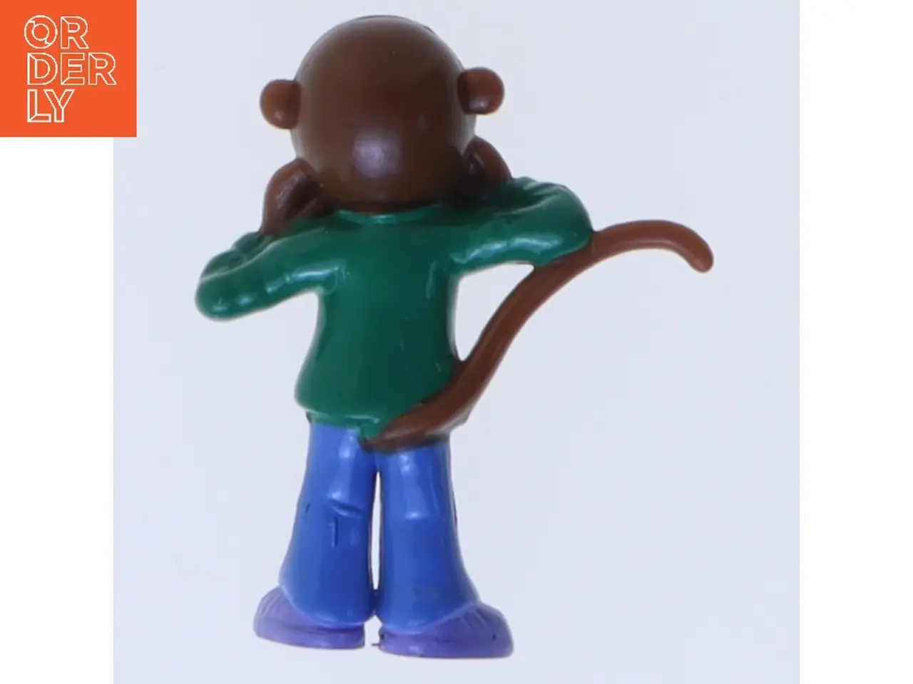 Billede 2 - Figur af abe med harmonika (str. 4,5 cm)